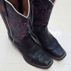 Tony Lama women's black boots
